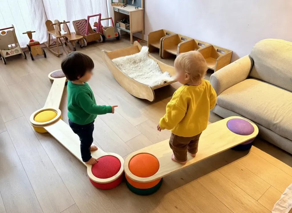 Balanceerborden voor stapelstenen - Set van drie