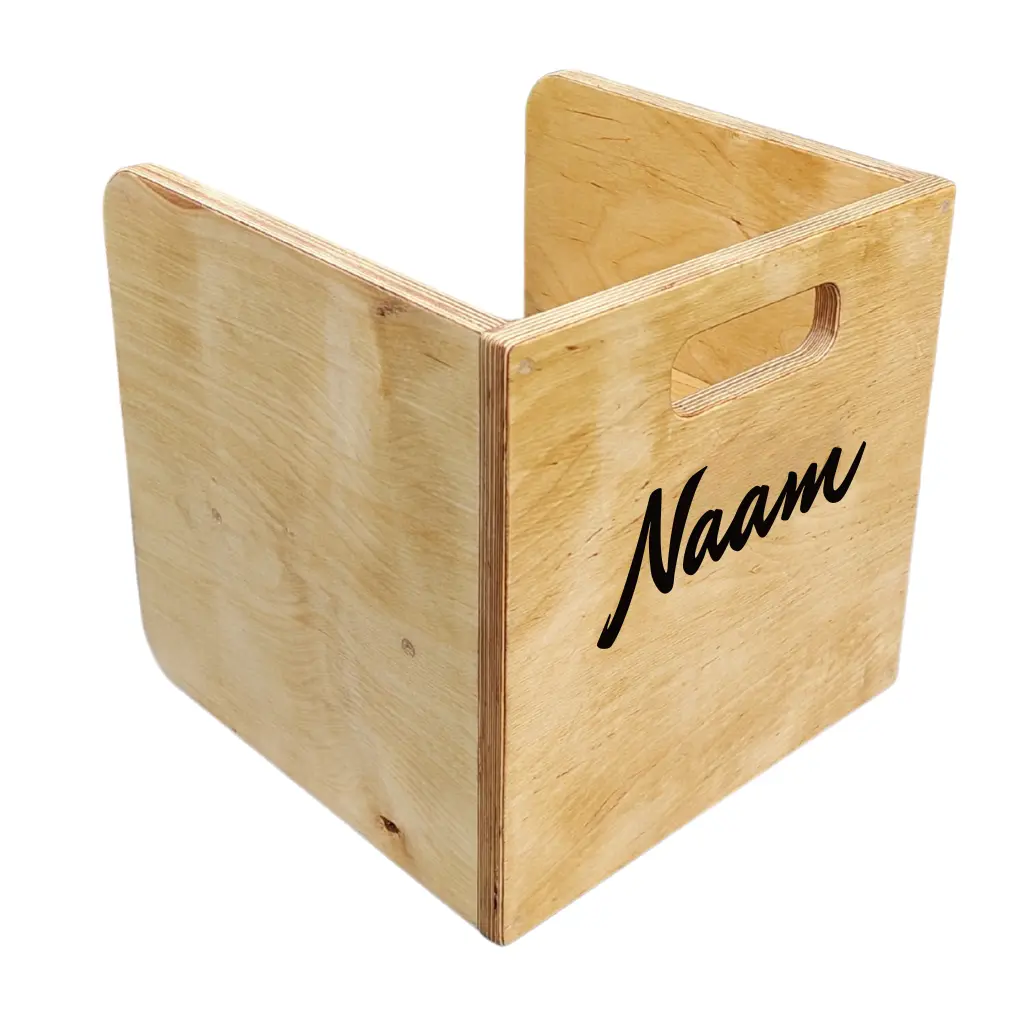 Zitbak gepersonaliseerd